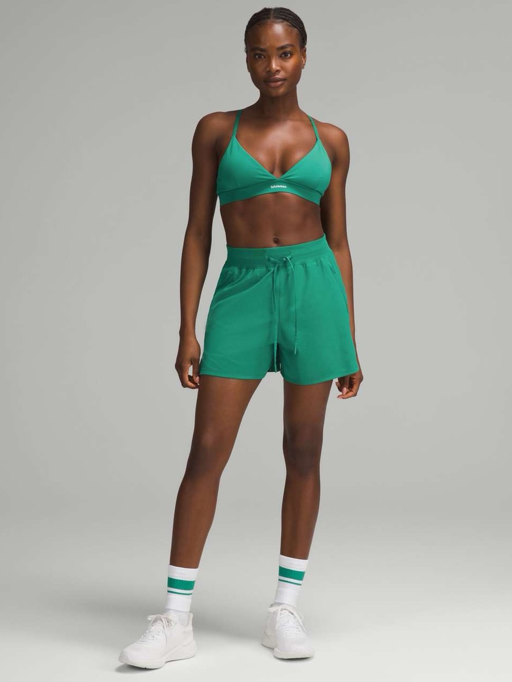Lululemon License to Train High-Rise Short 4"
Cascadia Green 6